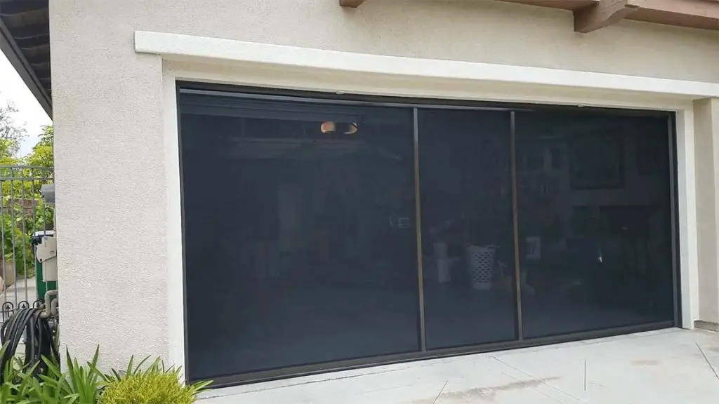 magnetic garage door screen
