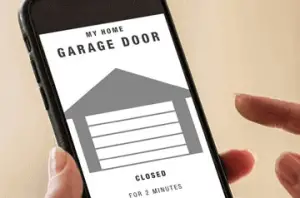 mobile control-chamberlain garage door
